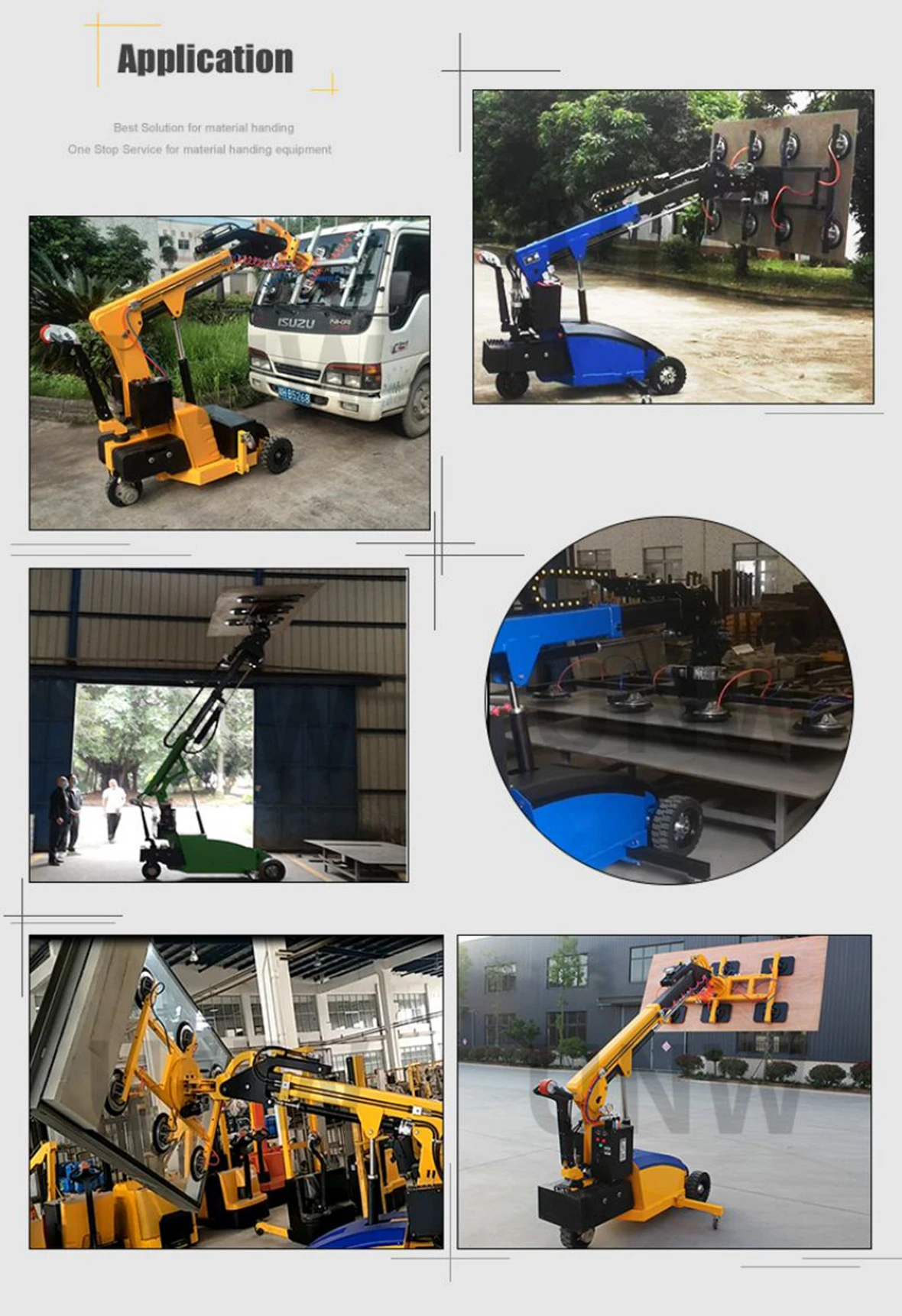 UNW glazing robot